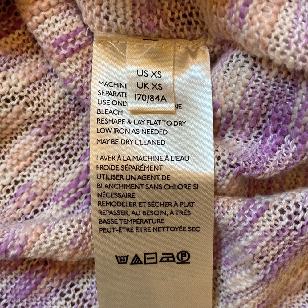 NWT We The Free Spaced Out Long Sleeve Knit Top XS - Picture 9 of 12